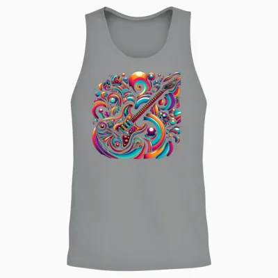 Retro Rhapsody Unisex Tank Top - Sport Grey