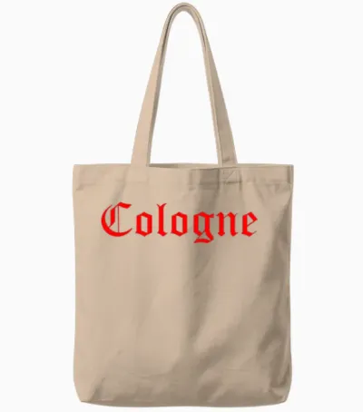 Cologne Schriftzug Köln Fans Tote Bags - Natural