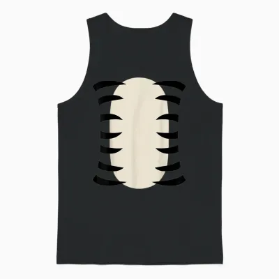 Tiger Shirt Adult Children Men Women Tiger Costume T-Shirt, Orange Unisex Tank Top - Black