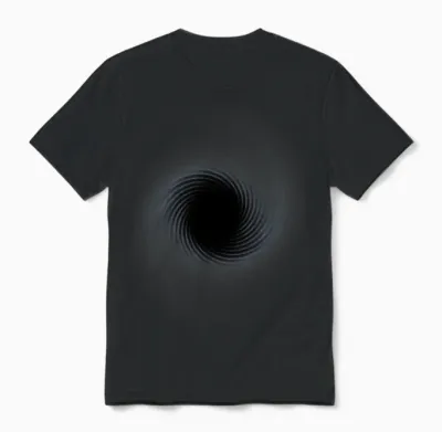 Black Hole Unisex T-Shirt - Black