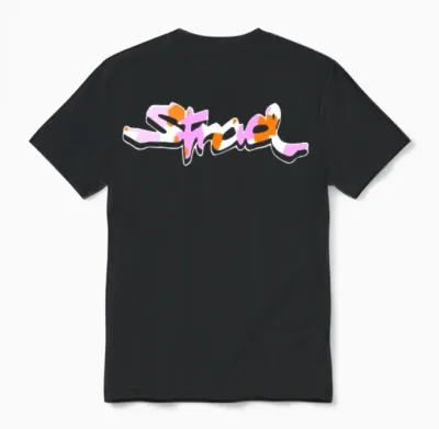 Stradman Merch the Strad Camo Unisex T-Shirt - Black