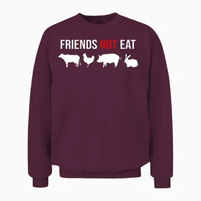 Animal Funny Saying Unisex Sweatshirt - Maroon