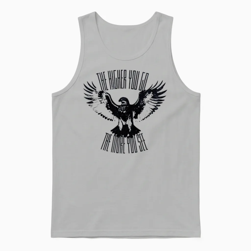 Eagle Vision - Wildlife Unisex Tank Top in Ash