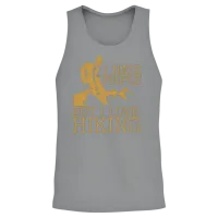 I Hate People but I Love Hiking Unisex Tank Top - Sport Grey – 2