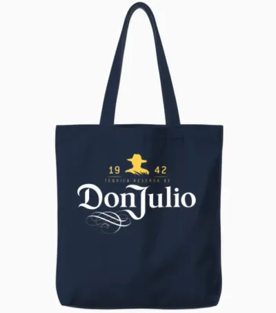 Retro Don Julio 1942 Tote Bags - Navy