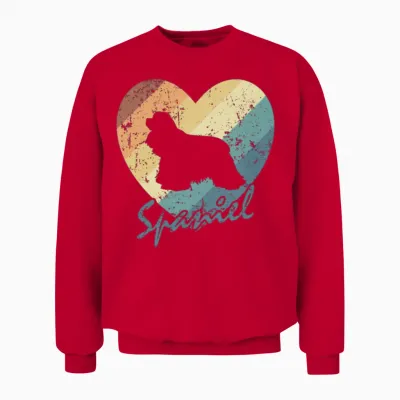 Cocker Spaniel Dog Spaniel Pet Dog Unisex Sweatshirt - Red