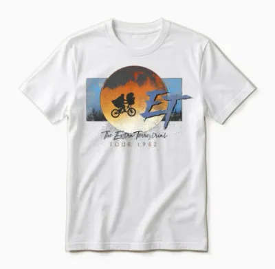 E.t. the Extra-Terrestrial Tour 1982 Unisex T-Shirt - White