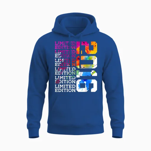 10 Years Limited Edition 2016 10th Anniversary Unisex Hoodie - Royal