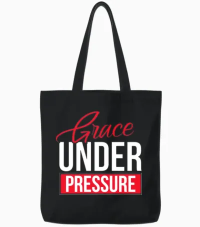 Funny Saying Design Tote Bags - Black