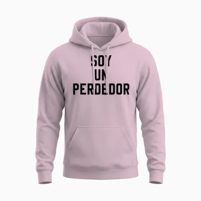 Soy Un Perdedor Unisex Hoodie - Light Pink