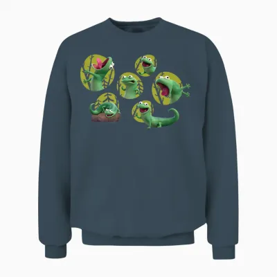 Disney and Pixar's Hoppers Tom Lizard Moods & Funny Faces Unisex Sweatshirt - Dark Heather
