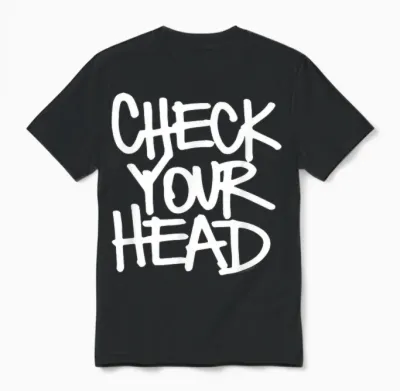 The Beastie Boys Check Your Head Music Gift Hip Hop Fans T-Shirt, Blue, S Unisex T-Shirt - Black