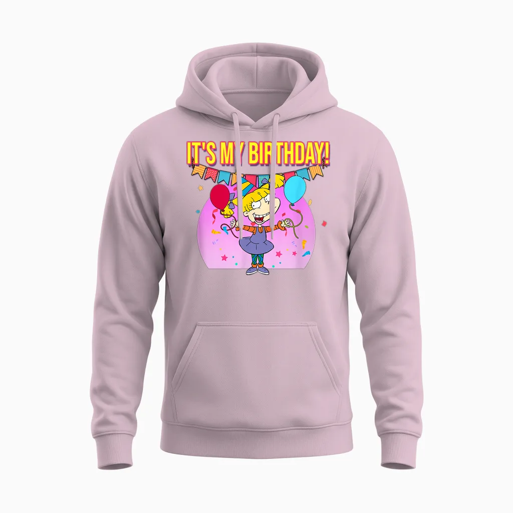 It's My Birthday - Angelica Pickles Unisex Hoodie in Light Pink