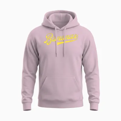 Banana Retro Throwback Popular Fruit Humor Bananas Classic Unisex Hoodie - Light Pink