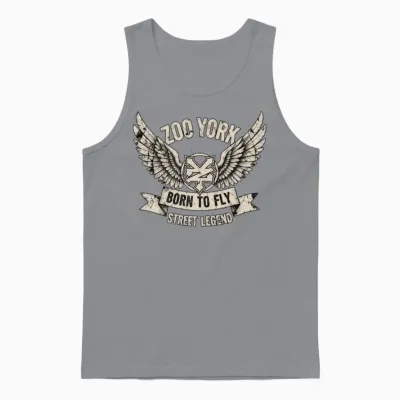Born to Fly Street Legend Wings Unisex Tank Top - Sport Grey