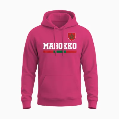 Marokko Geschenk Flagge Morocco Marokkaner Berber Nafri Unisex Hoodie - Heliconia