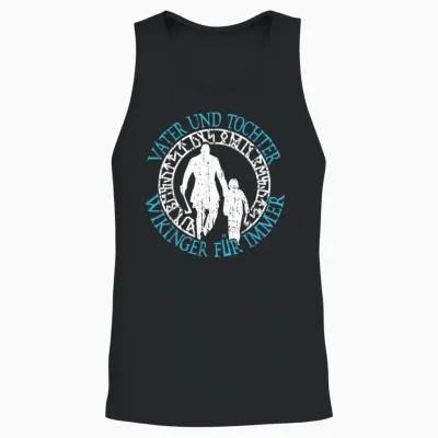 Vater Und Tochter Wikinger Für Immer Vatertag Wikinger Unisex Tank Top - Black