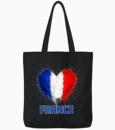 Fußball - World Cup Wm 2026 Frankreich Fan Tote Bags - Black