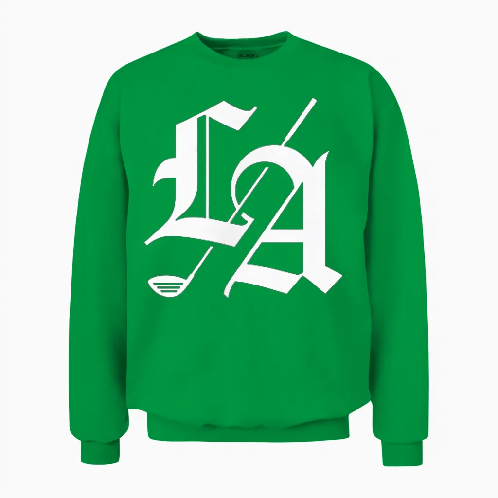 Tgl Avant/arrière Sous Licence Officielle Unisex Sweatshirt in Irish Green