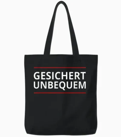 Gesichert Unbequem - Bananenrepublik Auf Den Punkt Tote Bags - Black