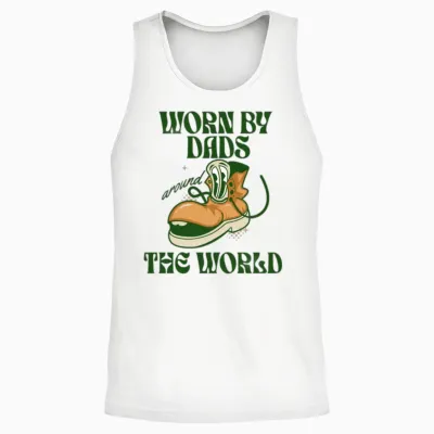 Dad Shoes Retro Unisex Tank Top - White