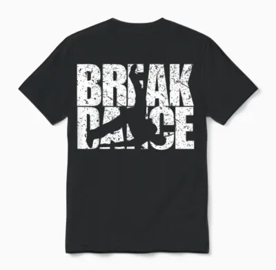 Break Dance Retro Windmill Hip Hop Gift for Kids T-Shirt, Black, S Unisex T-Shirt - Black