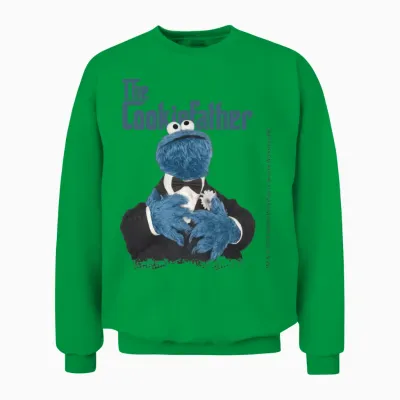 Sesame Street the Cookiefather Unisex Sweatshirt - Irish Green
