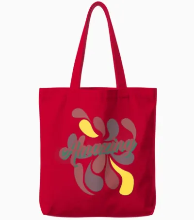 Retro Amazing Tote Bags - Red