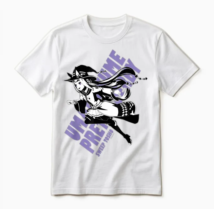 Umamusume: Pretty Derby Sweep Tosho Unisex T-Shirt in White
