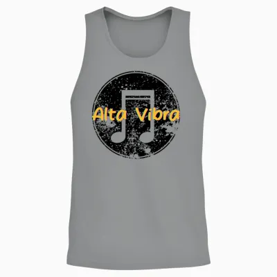 Alta Vibra Neon Script Unisex Tank Top - Sport Grey