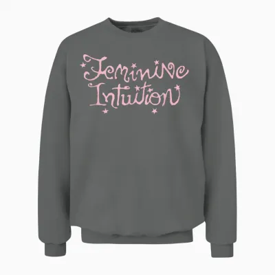 Offizielle Olivia Rodrigo Feminine Intuition Unisex Sweatshirt - Graphite Heather