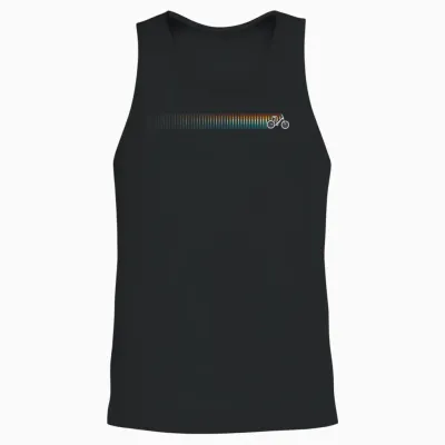 Bmx Retro Unisex Tank Top - Black