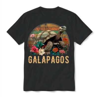 Galapagos Islands, Ecuador Galapagos Unisex T-Shirt - Black