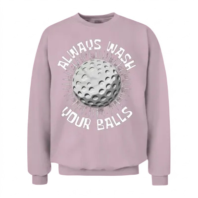 Funny Golf Unisex Sweatshirt - Light Pink
