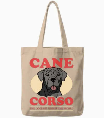 Cane Corso the Coolest Dog Dogs Owner Tote Bags - Natural