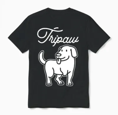 Tripawd Dog Unisex T-Shirt - Black