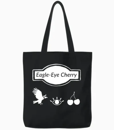 Eagle-Eye Cherry Funny Fan Music Tote Bags - Black