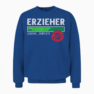 Erzieher Ausbildung Prüfung Bestanden Unisex Sweatshirt - Royal