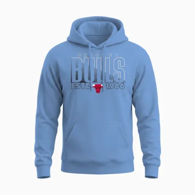 Offizieller Nba Chicago Bulls Rasierer Unisex Hoodie - Carolina Blue