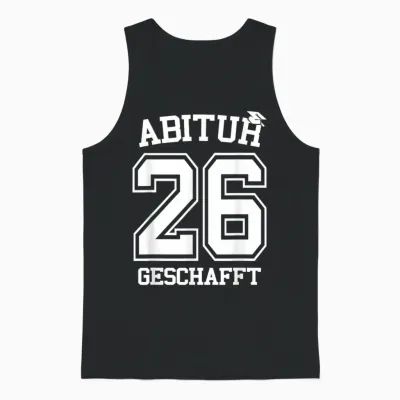 Abitur 2026 Geschafft Abi Ak 2026 Unisex Tank Top - Black