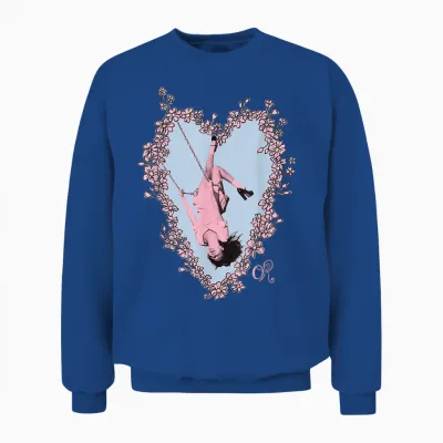 Official Photo Olivia Rodrigo Heart Swing Unisex Sweatshirt - Royal