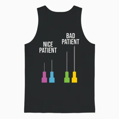 Funny Nurse Gift for Nurse Unisex Tank Top - Black