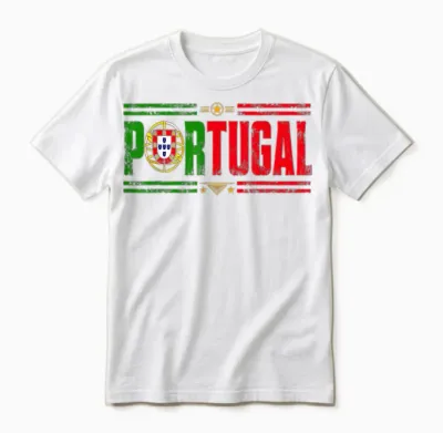 Portugal Portuguese Men Kids Women Portuguese Unisex T-Shirt - White