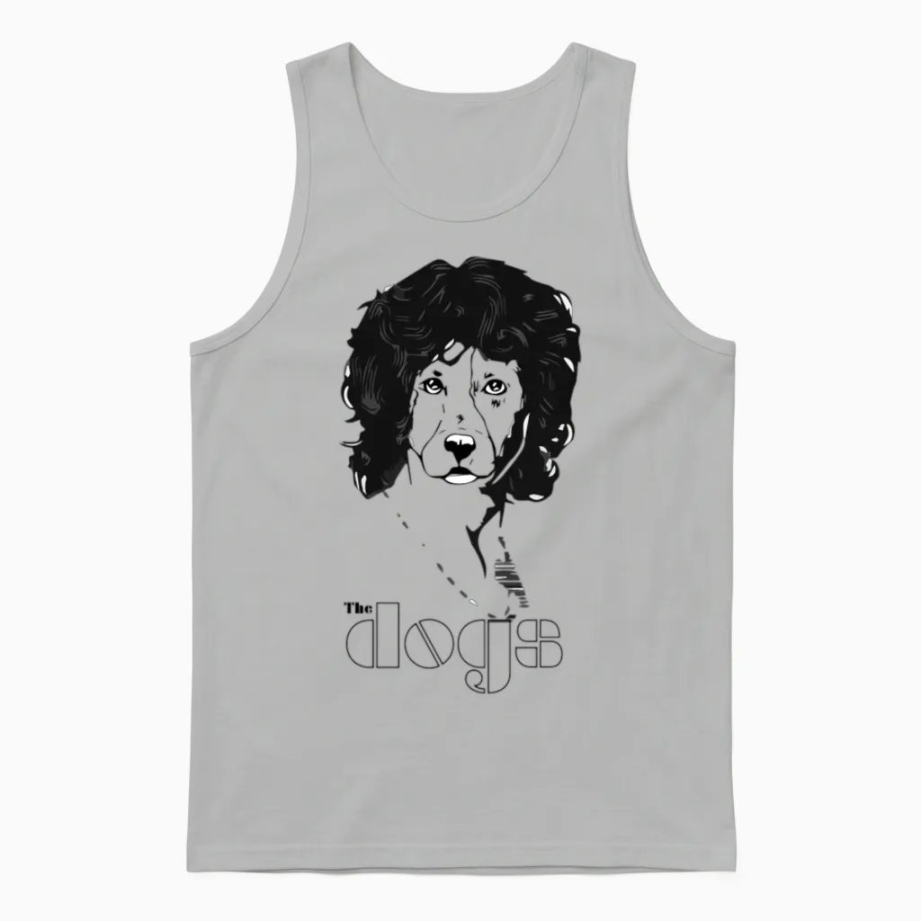 Jim Doggison - the Dogs Dog Lovers Gift Unisex Tank Top in Ash