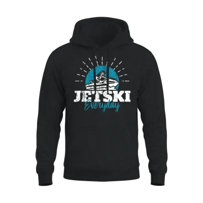 Jetski Gift Unisex Hoodie - Black