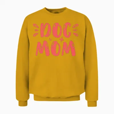 Dog Mom Unisex Sweatshirt - Gold