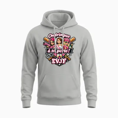 Evjf Femme Future Mariée Mariage Humour Original on Trinque Unisex Hoodie - Ash