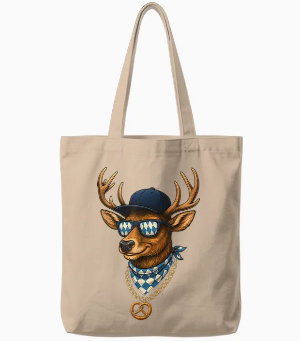 Oktoberfest Lederhosn Wiesen Dirndl Ersatz Tracht Trachten Tote Bags in Natural