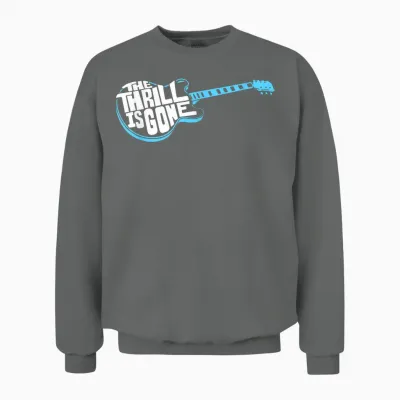 Lyriclyfe T-Shirt - Thrill Is Gone Unisex Sweatshirt - Graphite Heather