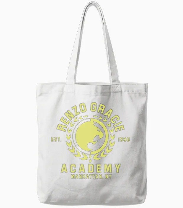 Renzo Gracie Jiu Jitsu Boxing & Mma Tote Bags in White